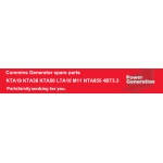 Cummins KTA19 KTA38 KTA50 LTA10 M11 NTA855 Generator Set Parts a
