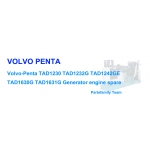Volvo-Penta TAD1230 TAD1232G TAD1242GE TAD1630 TAD1631G Generato