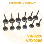 Mitsubishi 6D16 6D16T Engine Intake&Exhaust Valve