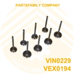 Mitsubishi S4S S6S Engine Intake&Exhaust Valve