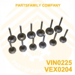 Mitsubishi 6D14 6D14T 6D15 Engine Intake&Exhaust Valve