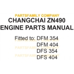 DONGFENG CHANGCHAI ZN390 ZN490 Engine Parts