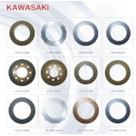 KAWASAKI Transmisión disco de embrague y la placa de fricción