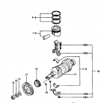 Mitsubishi L3A L3C L3E Engine Rebuilt Kit for Excavator and Trac