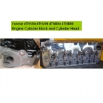 Yanmar 4TNV94 4TNV98 4TNE94 4TNE98 Engine Cylinder head and bloc