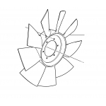 Volvo Penta Engine Cooling Fan 21920701 Volvo Penta Engine Cooling Fan 21920701